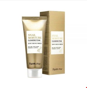 فوم شستشو صورت حلزون فارم استی ( FarmStay-Snail Moisture Cleansing Foam