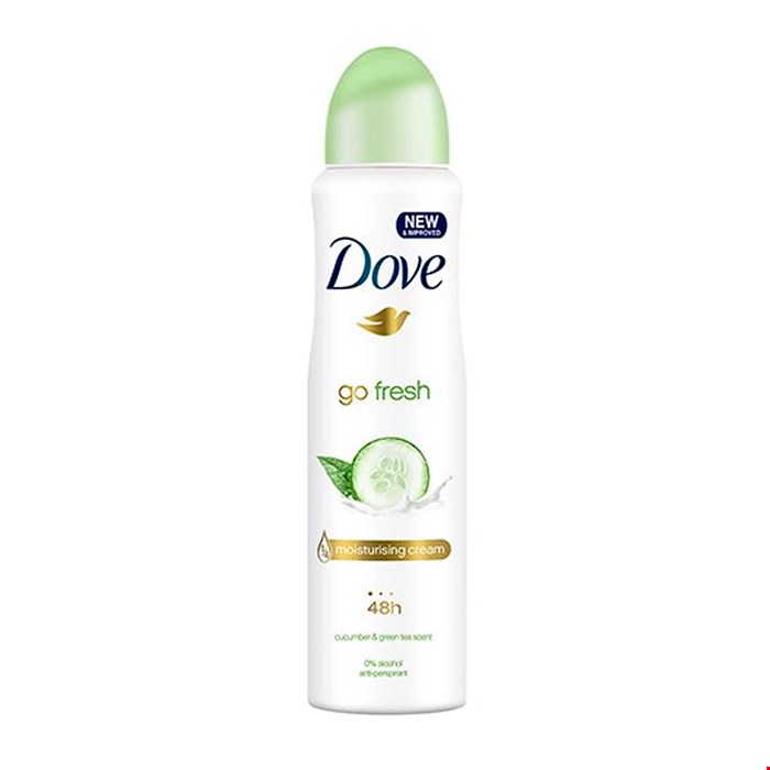 اسپری ضد تعریق داو رایحه خیار و چای سبز حجم 250ml